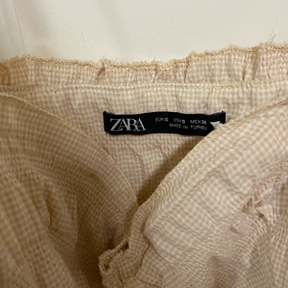 Zara small cream corset top - Picture 2 of 4